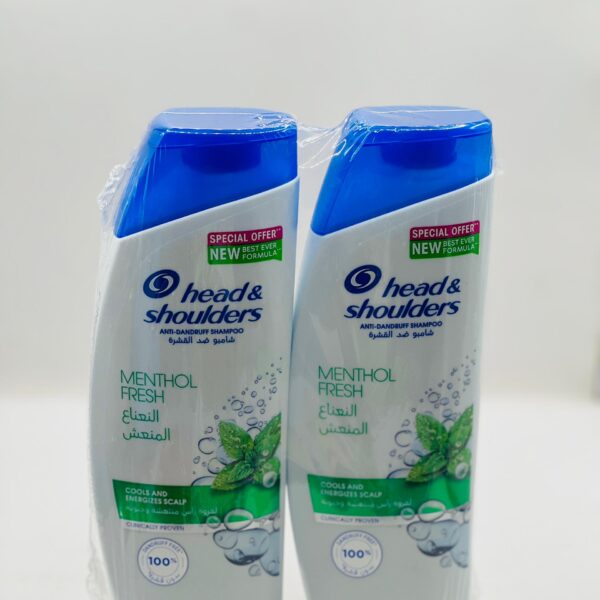 head and shoulder anti dandruf shampoo menthol fresh